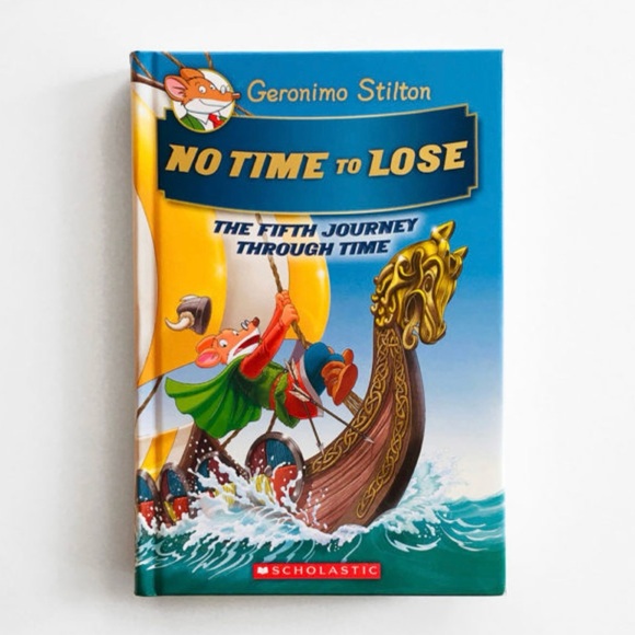 Geronimo Stilton Hardcover - No Time to Lose - Book 5 from Journey in Time - Picture 6 of 6